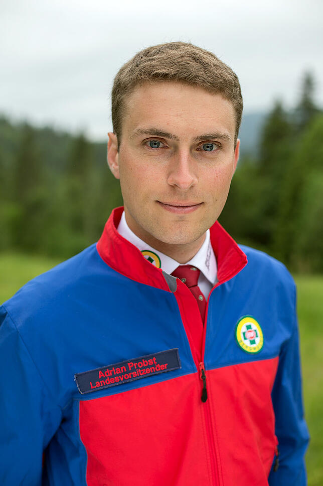 Adrian Probst, Landesvorsitzender der Bergwacht Schwarzwald