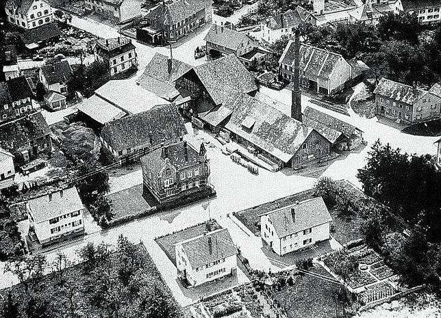 1959 prägte die Ziegelei Ott die Vorstadt. Sie ist längst verschwunden und ebenso das Bewusstsein, dass die Vorstadt wohl älter ist als ...