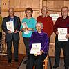 Ehrungen beim Schwarzwaldverein Stühlingen (von links): Veronika Keller (Vorsitzende Wandern), Jutta Binner-Schwarz (Vorsitzende ...