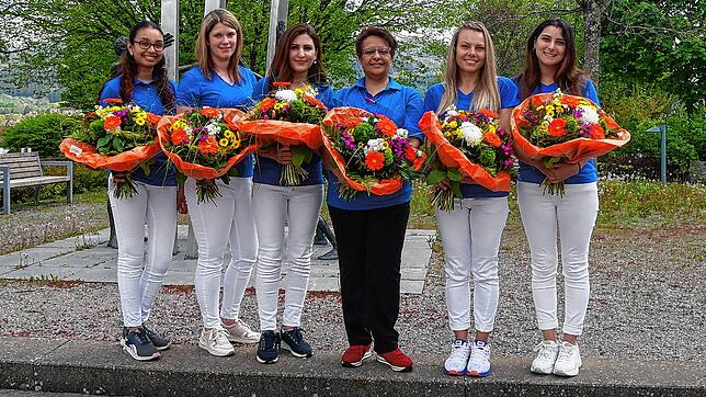 Das nun vergrößerte Team der Kinderarztpraxis: Die Medizinische Fachangestellte (MFA) Rina Paola Schaz, Gesundheits- und ...