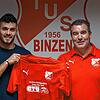 Neue Aufgabe: Gianfranco Disanto wird Co-Trainer beim TuS Binzen. Rechts Sportlicher Leiter Matthias Tschöp.