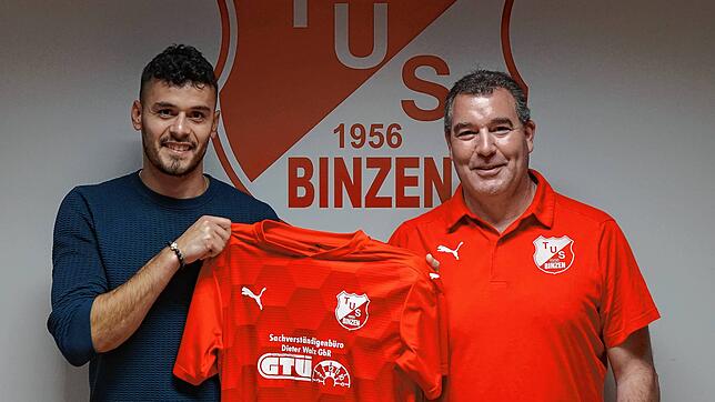 Neue Aufgabe: Gianfranco Disanto wird Co-Trainer beim TuS Binzen. Rechts Sportlicher Leiter Matthias Tschöp.