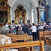 Die Sänger Kloster Kirche Näfels. Bild: Männerchor Wehr
