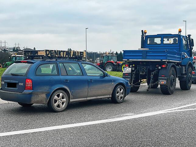 Bild 31: Protest der Landwirte &ndash; Bilder der Sternfahrt nach Horheim am Montag