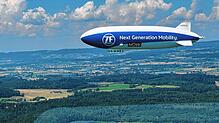 (Archiv) Am 20. Juli 2024 verkehrte das Luftschiff der Deutschen Zeppelin-Reederei vom Konstanzer Flugplatz aus.
