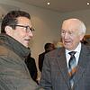Ein Schwätzchen in Ehren: Minister Peter Hauk und Alleinvorstand a.D. Norbert Nothelfer.