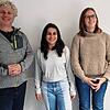 Stefan Schlagowsky-Molkenthin, Linda Kelmendi und Annika Bremermann (von links) arbeiten in der Stabsstelle Integration und haben einen ...