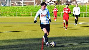 Hattrick: Marco Hanser – hier ein Archivbild – machte nach dem Seitenwechsel aus der 2:0-Führung mit seinem Dreier-Pack den ...