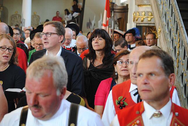 Bild 24: Bilder vom Festgottesdienst zur 550. Waldshuter Chilbi mit Erzbischof Georg Gänswein