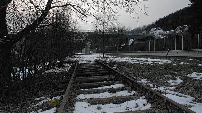 Seit 1971 für Personenzüge eine Sackgasse: Die Gleise der Wehratalbahn.