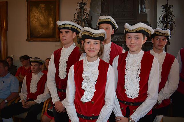 Bei der Knabenmusik spielen Mädchen bereits seit 2018 mit und waren auch jetzt im Rat dabei.