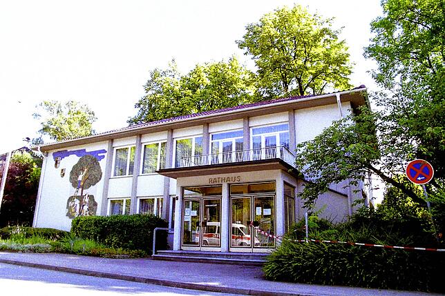Das frühere Rathaus von Bodman wurde für den Bau des Seeums abgerissen.