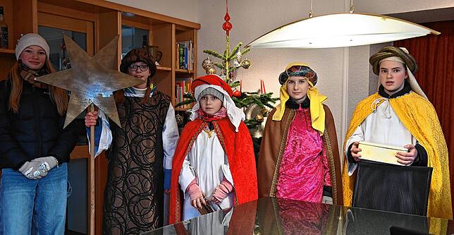 In drei Gruppen waren die Wutöschinger Sternsinger unterwegs.