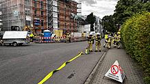 Die Feuerwehr Konstanz wurde am Dienstag, 27. Mai, um 13.34 Uhr zu einem Gasaustritt in der Brüelstraße im Stadtteil Paradies alarmiert.