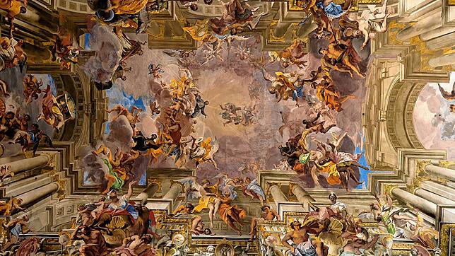 „Triumph des St. Ignazio“ von Andrea Pozzo (1642-1709): Architektonische Meisterleistungen des Menschen begeisterten die Künstler des ...
