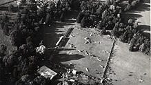 Das Reitturnier von oben im Jahre 1966.