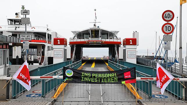 Fähre Streik Verdi Konstanz-Meersburg