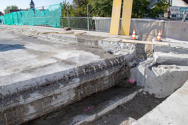 Bild 7: Seit einem Jahr wird die Kolpingbrücke saniert. Eine Chronologie der Baustelle und ihre Auswirkungen auf den Verkehr