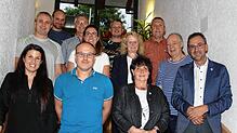 Der neue Gemeinderat von Herrischried: (hintere Reihe von links) Peter Kohlbrenner, Andreas Biehler, Stefan Eckert, Manfred Krüger. ...