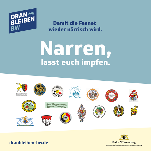 Das ist der Impfaufruf der Narretei, der im Internet auch von der Narrenvereinigung VSAN verbreitet wird.