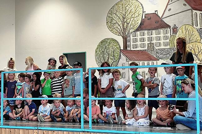 Auch die Kinder des Mühlinger Kindergarten zeigten mit ihren munteren Gesängen, wie viel Zukunft in der kommenden Generation steckt.