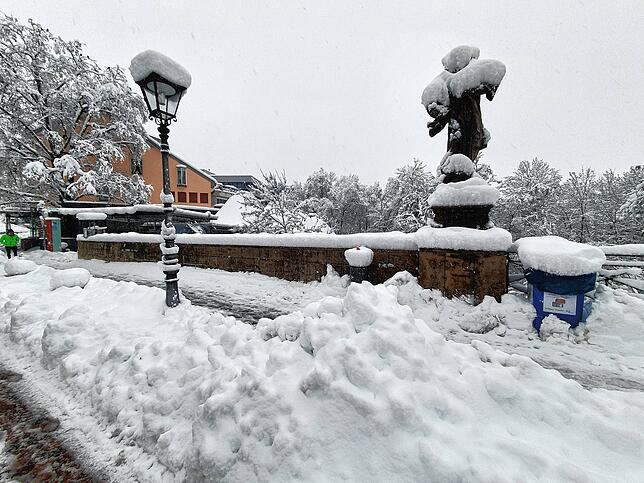 Bild 24: Es hört nicht auf zu schneien: Waldshut versinkt im Schnee