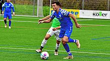 Trifft vor der Pause: Patrik Mihaljevic sicherte Aufsteiger FC Hauingen im Duell der Pokal-Viertelfinalisten gegen die SF Schliengen den ...