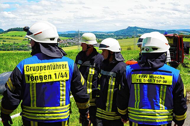 Bild 20: Bilder der Waldbrandübung der Feuerwehr Tengen