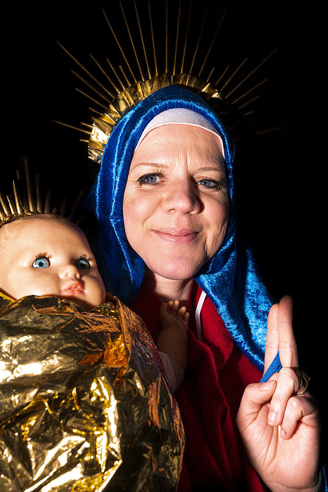 Bild 1: So haben Sie die Konstanzer Fasnacht noch nicht gesehen. Das sind die schönsten Gesichter der Straßenfasnacht