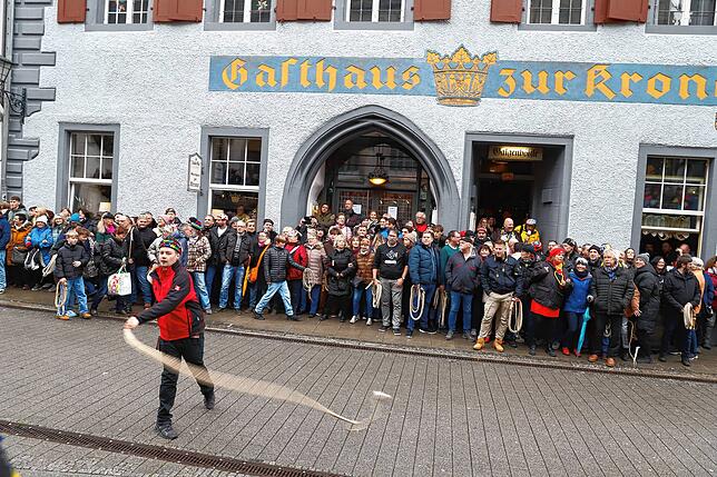 Bild 18: Überlingen: Einschnellen der Fasnet am Dreikönigstag