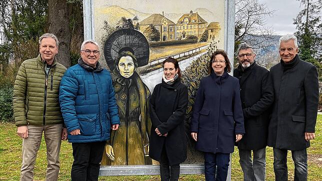 Von links: Eckehard Pfeiffer, Ralf Baumert, Roberta Mincone, Silke Regitz,Ottokar Graf und Roland Striebel.