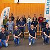 Sie haben die Verantwortung in der DLRG-Ortsgruppe Stetten a.k.M. übernommen: (vorne, von links): Alexander Kränkel, Pablo Ryck, Marc ...