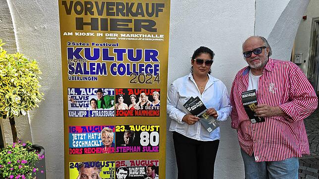 Reinhard A. Weigelt freut sich auf das neuerliche Kleinkunstfestival „Kultur goes Salem College“. Der Vorverkauf findet am Kiosk in der ...