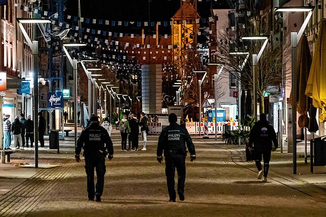 Nach 21 Uhr wurde es zumindest in der Niedernstraße schon recht ruhig.