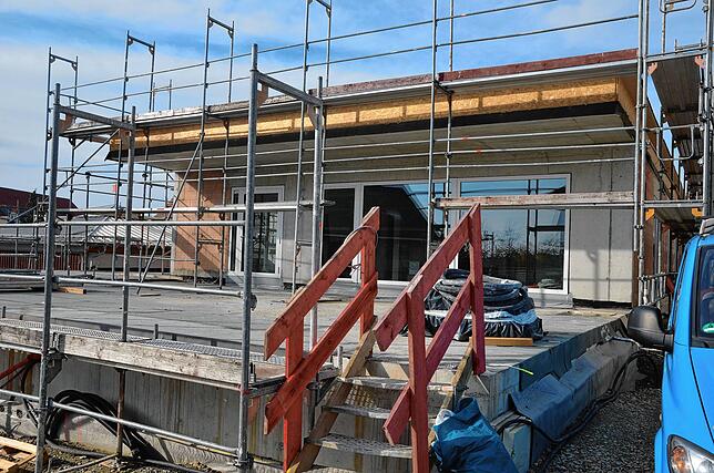 Noch ist es eine Baustelle: Im kommenden Frühjahr soll der St.-Elisabeth-Kindergarten aber fertig werden.