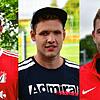 Heimkehrer-Trio für den SV Eggingen: Benjamin Streuff, Louis Schanz und Tobias Dörflinger (von links) spielen ab Juli wieder für den ...