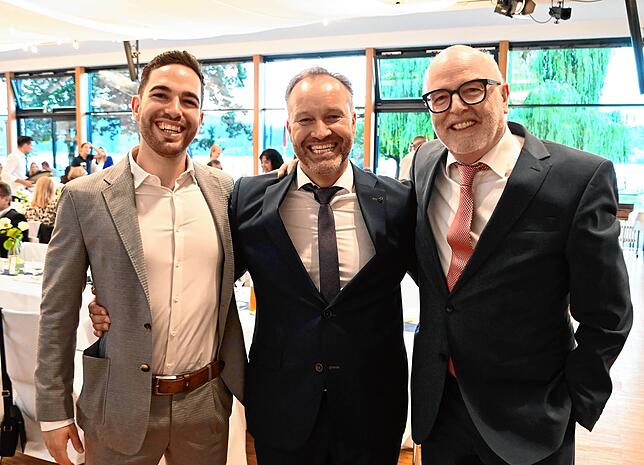 Von links: Christoph Stolz, Matthias Weckbach und Rainer Stolz