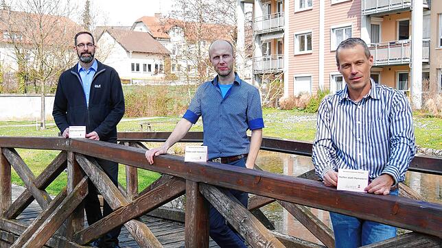 Thorsten Gompper, Michael Weber und Markus Wannenmacher (v.l.) stehen stellvertretend für die Initiatoren der Hilzinger ...
