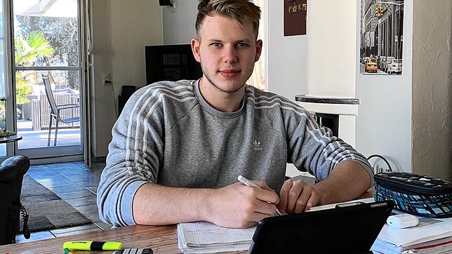 Louis Ruf aus Böhringen besucht das Wirtschaftsgymnasium am Schloss Gaienhofen.