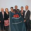 Hans-Peter Weis, Heidi Glasstetter, Steffi Laube, Peter Zimmer, Christian Wörpel, Jörg Frey und Dirk Monath (von links) bei der ...