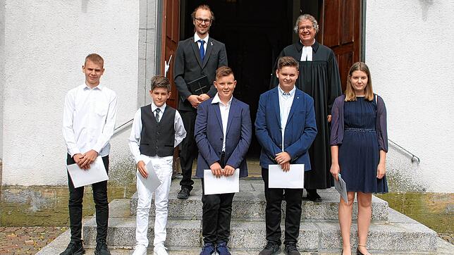 Große Freude bei den Konfirmanden in Murg.