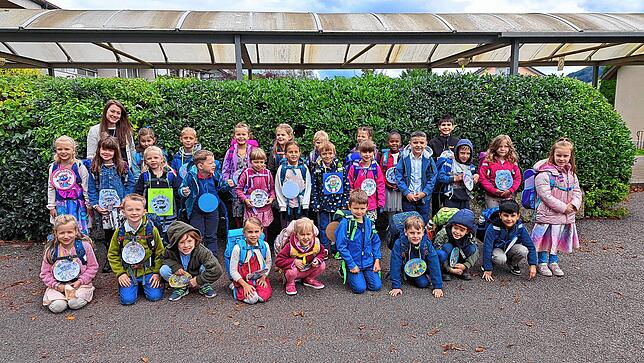 29 Kinder sind in die Klasse 1c der Hebelschule in Luttingen eingeschult worden. Klassenlehrerin ist Juliana Wall.