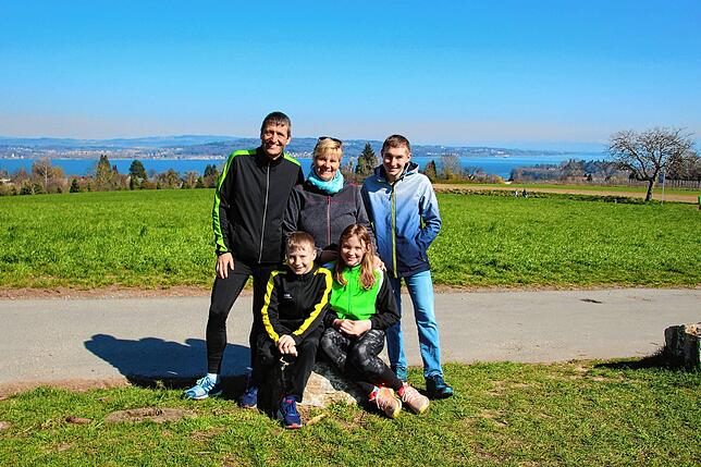 Bild 1: Klare Strukturen, viel Sport &ndash; und der nötige Freiraum: So meistert Familie Deifel aus Litzelstetten die Corona-Krise