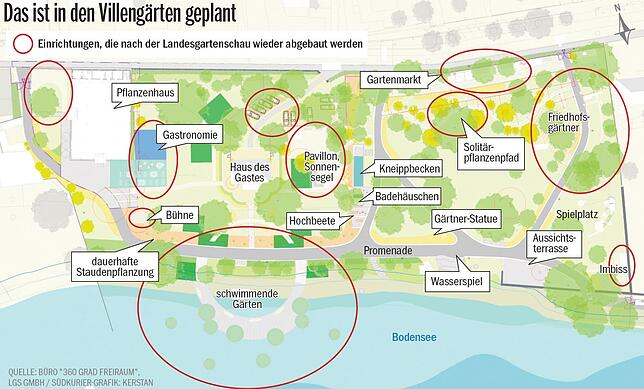 Das ist im Kurpark während und nach der Landesgartenschau geplant.