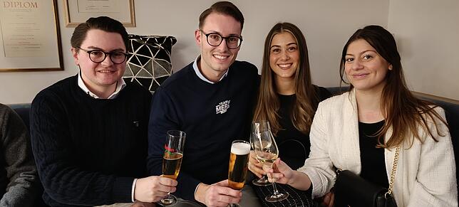 Die Freude überwiegt, aber die Stimmung bei der Wahlparty der CDU in Lauchringen ist noch verhalten.