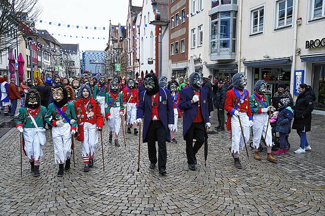 Bild 15: Bilder-Story: So ist die Katzenmusik am Fasnet-Montag in die Stadt einmarschiert