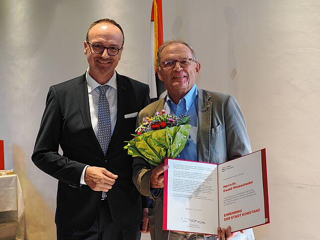 OB Uli Burchardt und Ewald Weisschedel.