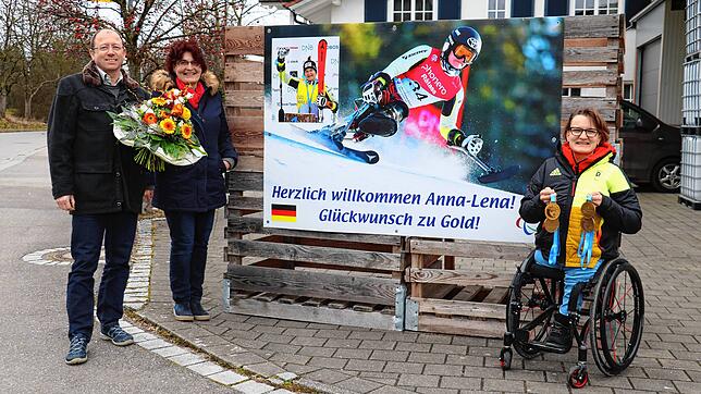 Bevor Anna-Lena Forster Ende Februar zu den Paralympics nach Peking reisen wird, konnte sie für einige Tage zu Hause in Stahringen ...