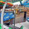 Leergefegter Vergnügungspark: Am Dienstag um die Mittagszeit ist der Marktplatz verwaist. Es regnet und es ist kebelig. Dennoch waren ...