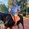 Heinz Burkart beim Ritt durch seine zweite Heimat Paraguay.